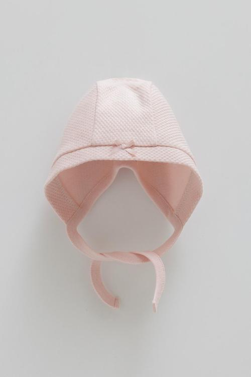 LOVE FEEL BAĞCIKLI ŞAPKA - CARAMELL  - SPK2071 - Gül Kurusu - 6 - 9 Ay - SPK2071-Gül Kurusu-6 - 9 Ay Gül Kurusu