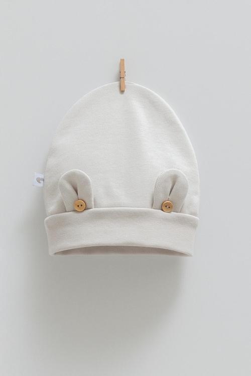 CUTE BEAR DETAYLI BERE - CARAMELL  - SPE1803 - Gri - 6 - 9 Ay - SPE1803-Gri-6 - 9 Ay Gri