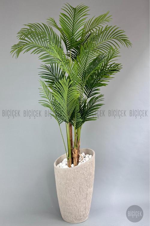 Yapay Areka Palmiyesi 250 Cm Lux Dış Mekan Saksıda