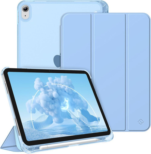Apple iPad 11.Nesil A16 11inç/10.Nesil 10.9inç Kılıf Flip Cover Kalem Bölmeli PC Case