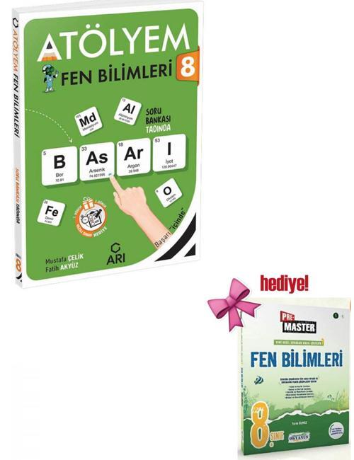 Arı 8. Sınıf Fen Bilimleri Atölyem Fenito Arı Yayınları + Okyanus Fen Soru Hediyeli