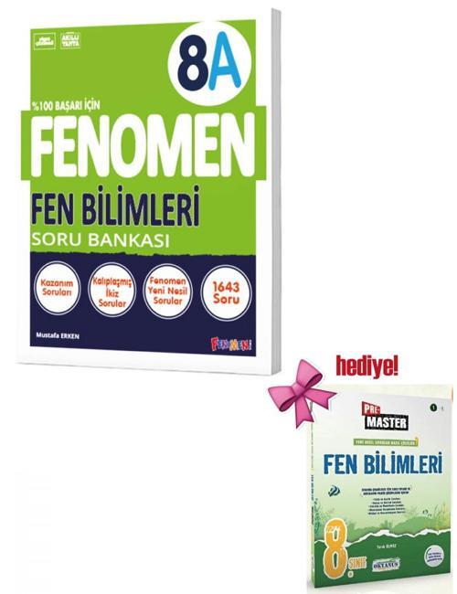 Fenomen 8. Sınıf Fenomen Fen Bilimleri A Soru Bankası + Okyanus Fen Soru Hediyeli