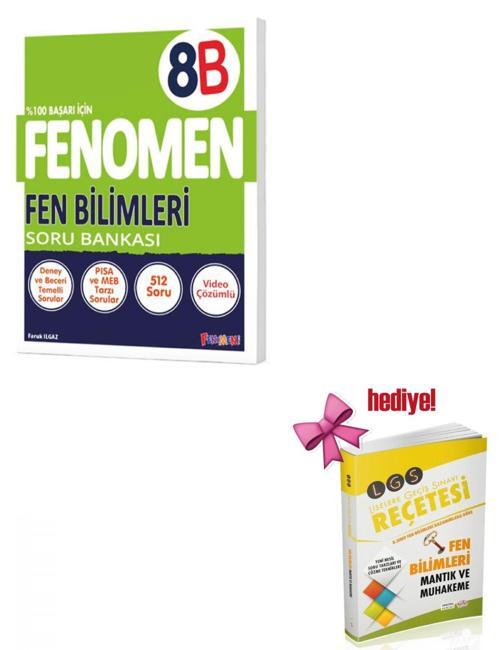 Fenomen 8. Sınıf Fenomen Fen Bilimleri B Soru Bankası + Editör Fen Soru Hediyeli
