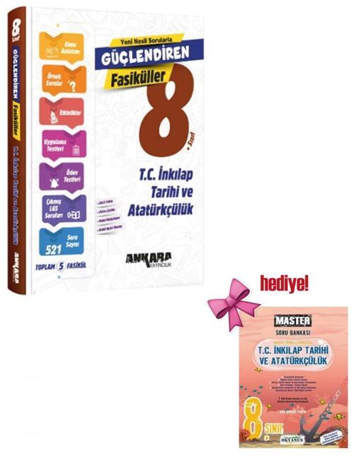Ankara 8. Sınıf T.C. İnkılap Tarihi Güçlendiren Fasiküller + Okyanus İnkilap Soru Hediyeli