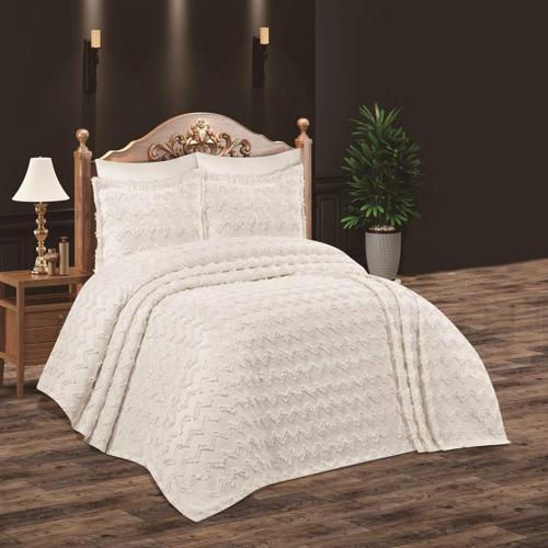 Prestij Çift Kişilik Yatak Örtüsü Pike Takımı 6 Parça