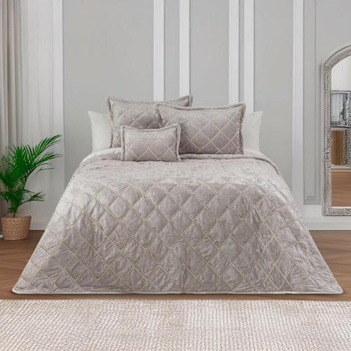 Viola Home Hermes Kadife Çift Kişilik Yatak Örtüsü 250 x 260