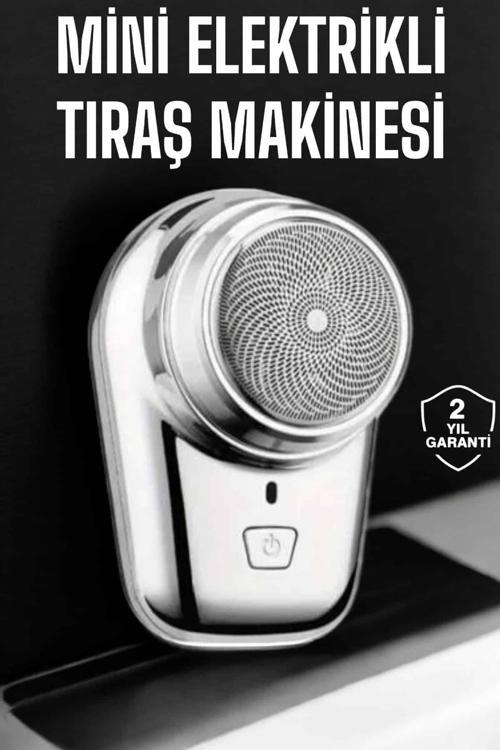 Seyahat Tipi Tıraş Makinesi Taşınabilir Kablosuz Mini Paslanmaz Çelik