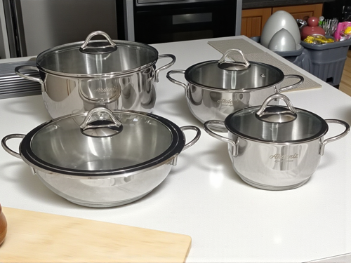 Linda 8 Parça Çelik Tencere Seti