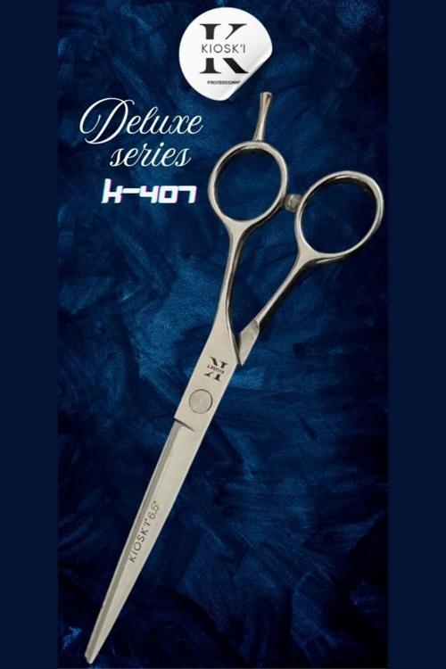 ki Profesyonel Deluxe Serisi 420-C Düz Makas 6,5 Numara K-407