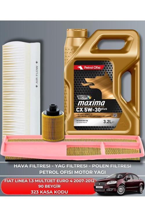 FIAT LINEA 1.3 MULTIJET EURO 4 2007-2008-2009-2010-2011-2012 90 BEYGİR FİLTRE - YAG BAKIM SETİ