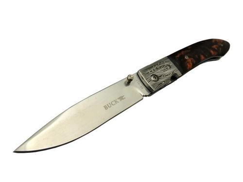 Knives BK-011BK Kamp Çakı 23 cm - Kahverengi Sedef Sap, Kılıflı, Kutulu