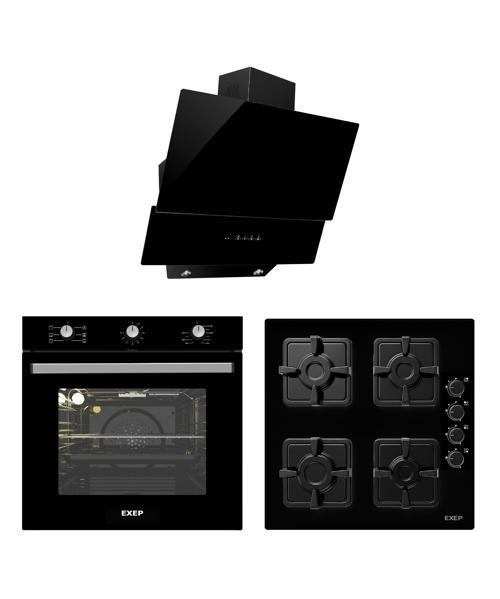 HERO SİYAH 3 LÜ ANKASTRE SET (ED402-EO320-EF240)