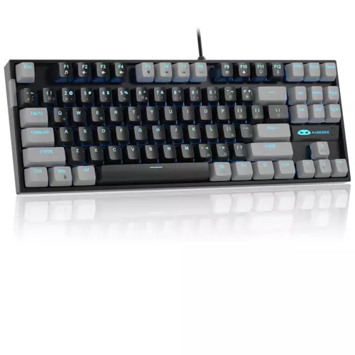 MK-STAR 87 Tuş Red Switch Gri-Siyah Kablolu Türkçe Q Mekanik Gaming Klavye