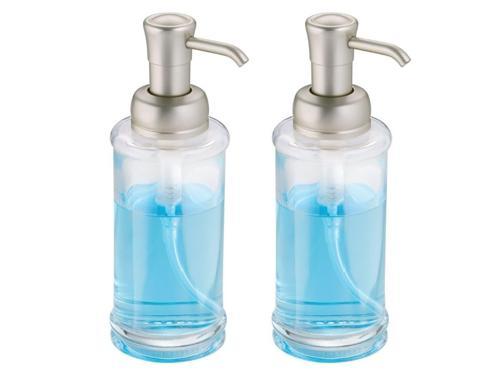 2 ADET CAM SIVI SABUNLUK ŞEFFAF  7x7x20cm 325ml