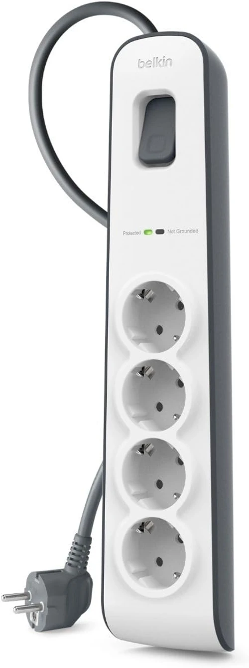 BSV400VF2M 2 m 4`lü Akım Korumalı Priz