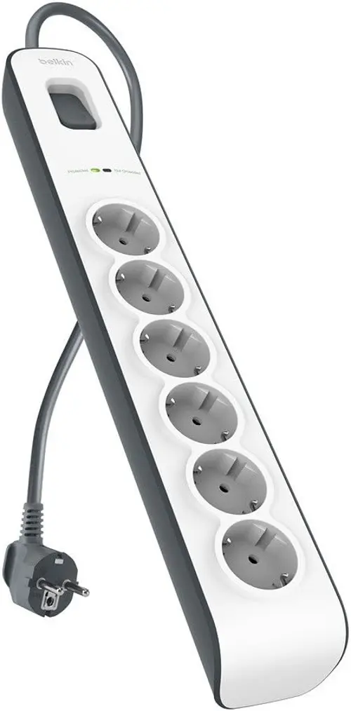 BSV603VF2M-V2 Surgemaster 2M 6`lı Akım Korumalı Priz