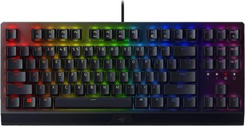 Blackwidow V3 Tenkeyless (Sarı Anahtar) - Kompakt Mekanik Oyun Klavyesi (Sessiz Mekanik Anahta