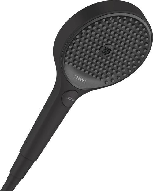 Rainfinity Su Tasarruflu Duş Başlığı (130 Mm, 3 Püskürtme Türü) Mat Siyah