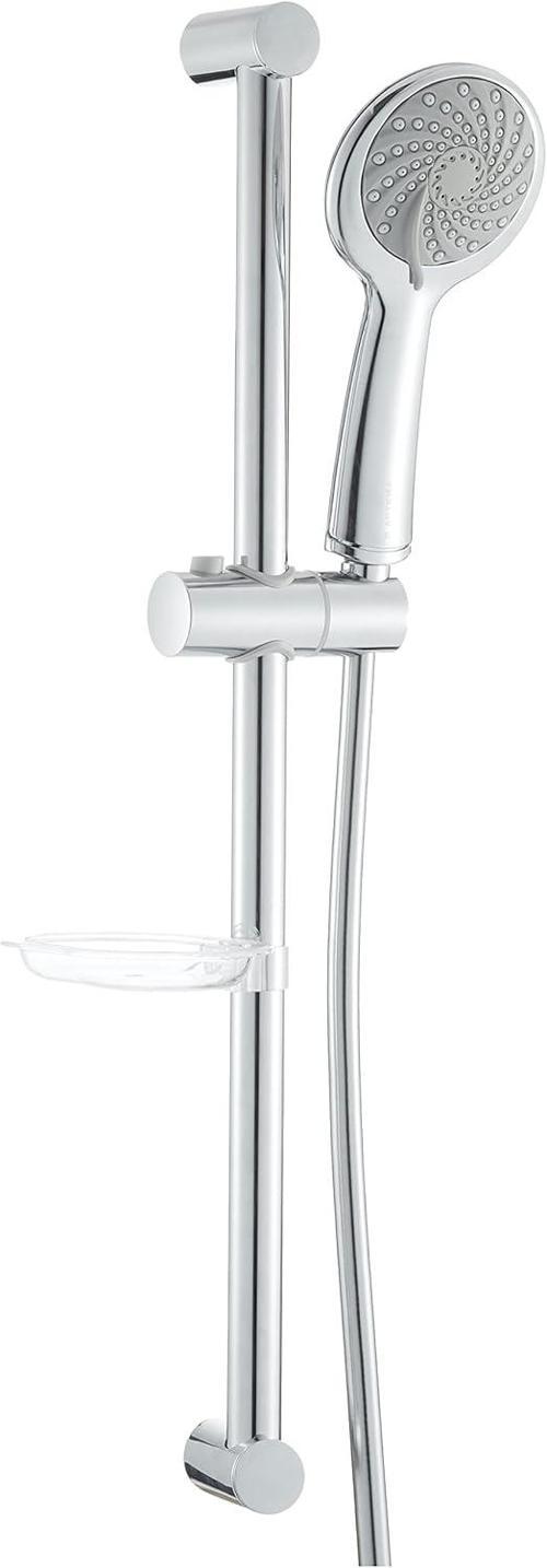 Samba A45680Sta 3F Sürgülü El Duşu Takımı, 6 L/Dk Su Akışı, Duvara Monte, Krom
