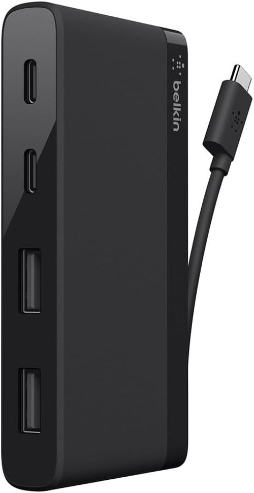 Bağlı Usb-C Kablolu Usb-C 4 Bağlantı Noktalı Usb-C Dizüstü Bilgisayarlar Için Usb-C Hu