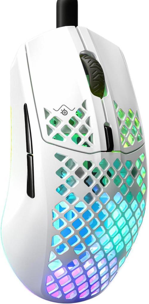 Aerox 3 Snow Ultra Hafif Gaming Mouse 8,500 Cpi Truemove Core Optik Sensör, Beyaz, 59 Gr