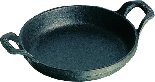 1301623 İstiflenebilir Fırın Tenceresi, Yuvarlak 16 Cm, 0,4 L, Pişirme Kabı İçinde Mat Siyah E