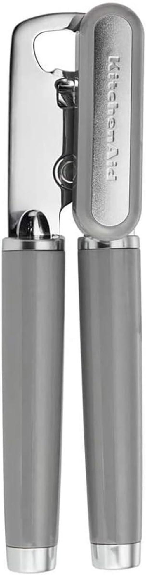 Klasik Çok Fonksiyonlu Konserve Açacağı/Şişe Açacağı, 21 Cm, Gri