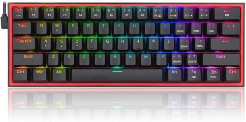 K617-Rgb 16,8 Milyon Rgb Aydınlatma, Red Switch Fizz%60 Q Türkçe Kablolu Mekanik Oyuncu Kla