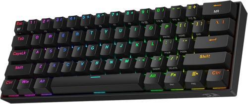 K530 Pro Draconic%60 Bt Türkçe Q Klavye/Kablolu / 2,4 Ghz Kablosuz Mekanik, 61 Tuş, Hot-Swa