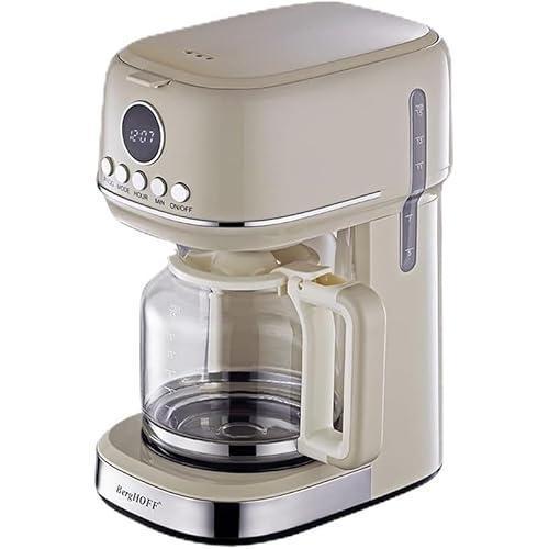 Gem Retro Filtre Kahve Makinesi – 900 W, 1, 5 L Cam Demlik | Vanilya Krem