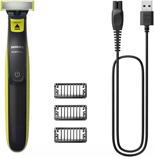 Oneblade Yüz Için Hibrit Tıraş Makinesi, Sakal Şekillendirici, Islak/Kuru Kullanım, 3 Kirli