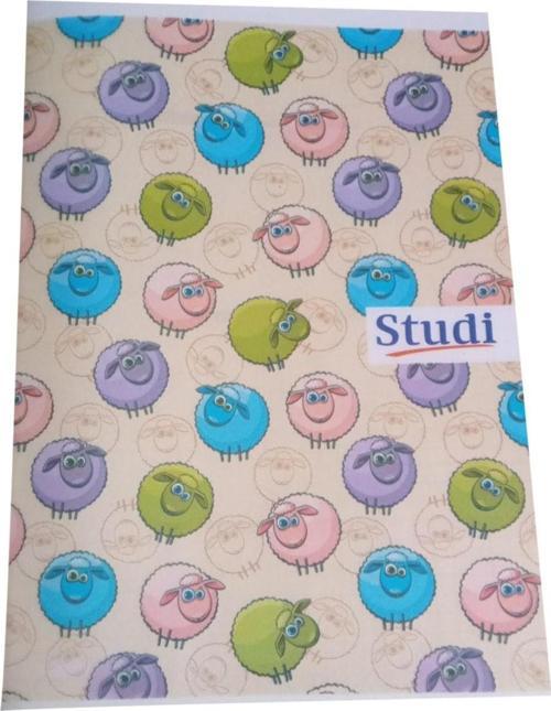 A5 60 Yaprak Baskılı Pp Kapak Kareli Defter