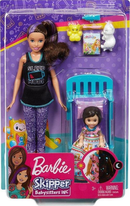 FHY97 Barbie Bebek Bakıcısı Bebeği ve Aksesuarları Oyun Seti