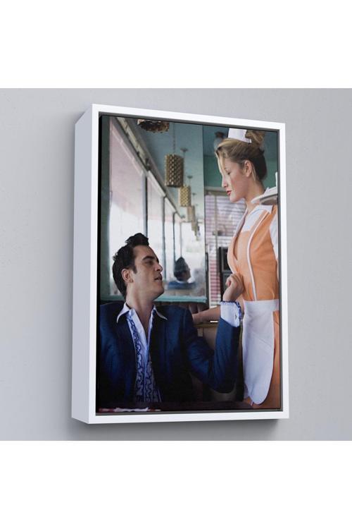 Ahşap Çerçeveli Joaquin Phoenix'İn Michael Muller Film Tablosu-7796