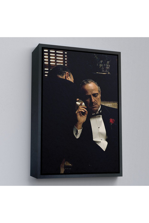 Ahşap Çerçeveli Godfather Film Tablo-7674
