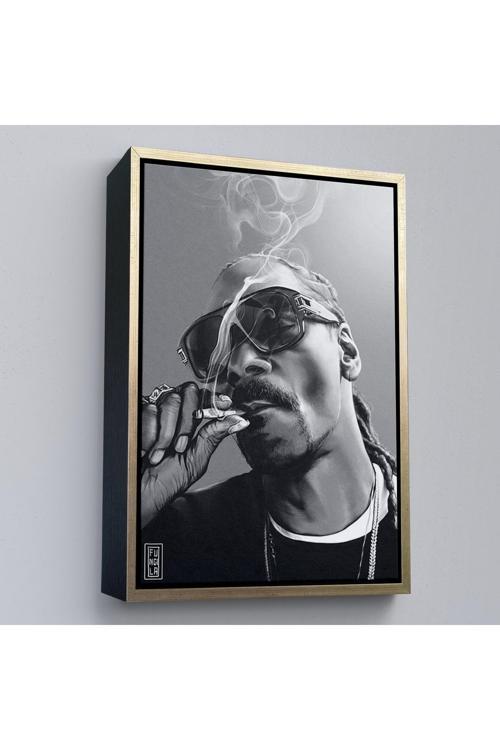 Ahşap Çerçeveli Snoop Dogg Tablo-7690