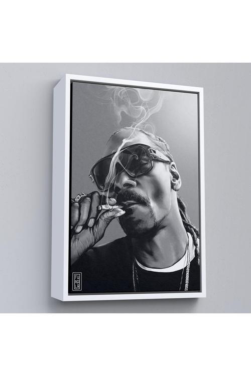 Ahşap Çerçeveli Snoop Dogg Tablo-7690