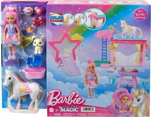 HNT67 Barbie A Touch Of Magic Chelsea ve Pegasus Oyun Seti