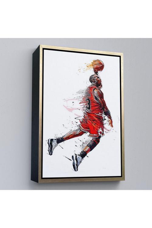 Ahşap Çerçeveli Michael Jordan Tablo-7787