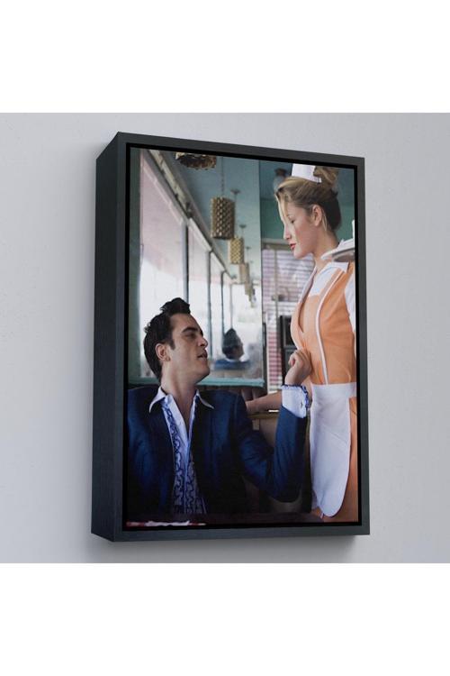 Ahşap Çerçeveli Joaquin Phoenix'İn Michael Muller Film Tablosu-7796