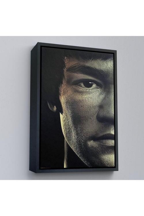 Ahşap Çerçeveli Bruce Lee Tablosu-7823