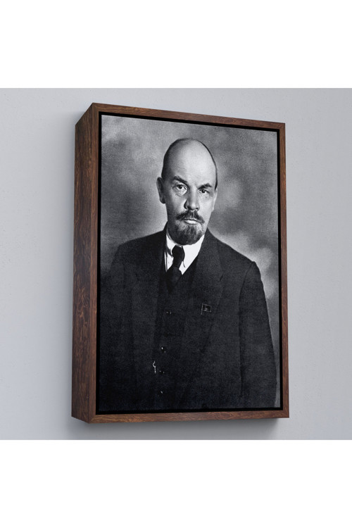 Ahşap Çerçeveli Sovyet Lideri Vladimir Lenin Tablo-7944