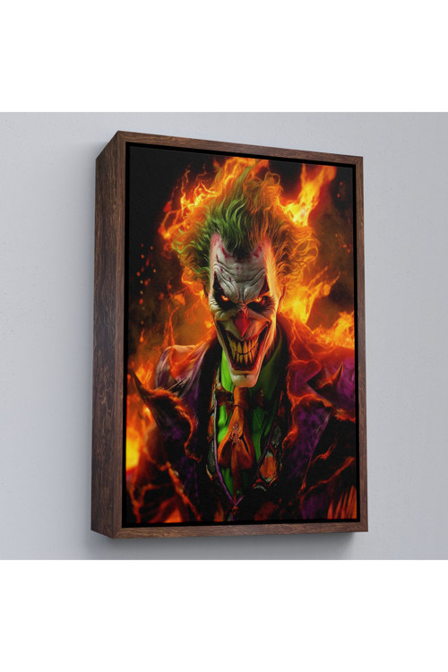 Ahşap Çerçeveli Joker Tablosu-7745