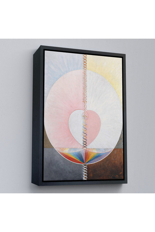 Ahşap Çerçeveli Hilma Af Klint - Soyut Tablo-7316