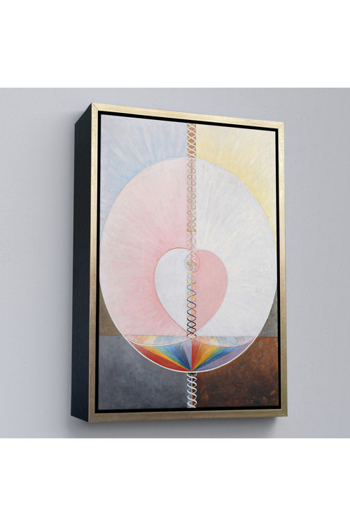 Ahşap Çerçeveli Hilma Af Klint - Soyut Tablo-7316