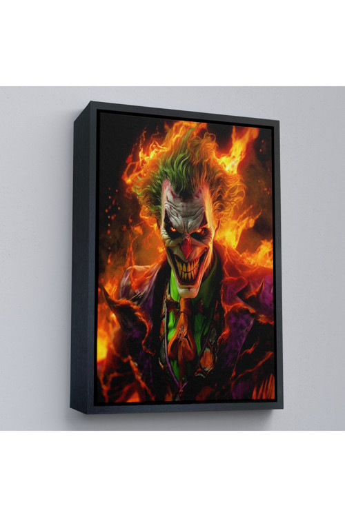 Ahşap Çerçeveli Joker Tablosu-7745