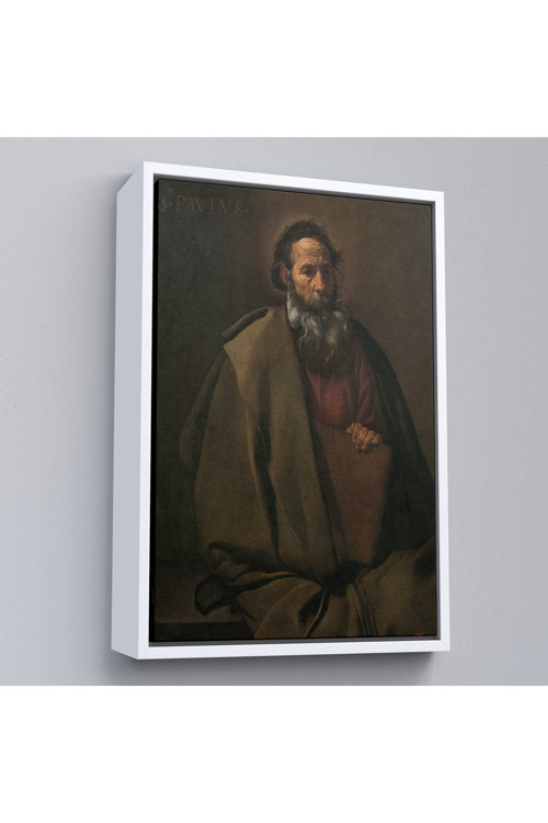 Ahşap Çerçeveli Diego Velázquez - Aziz Paul Tablo-7389