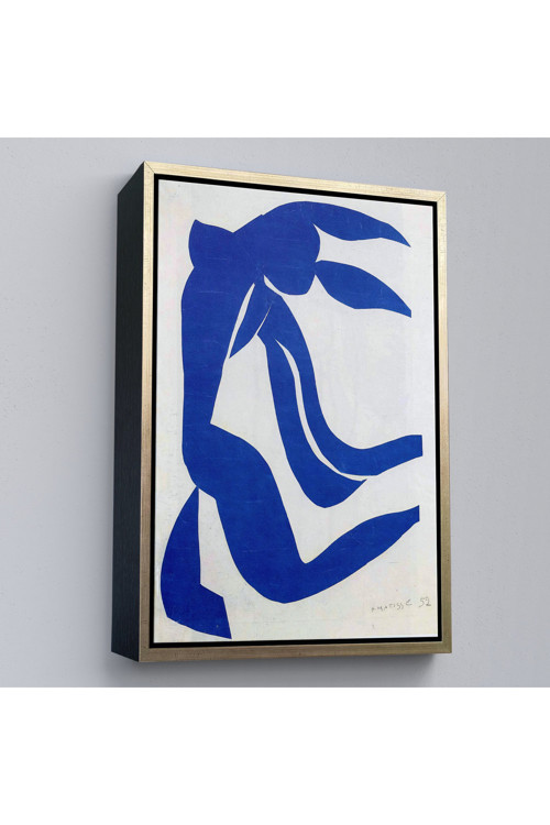 Ahşap Çerçeveli Henri Matisse - Akan Saçlar Tablosu - The Flowing Hair-7437