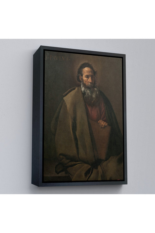 Ahşap Çerçeveli Diego Velázquez - Aziz Paul Tablo-7389