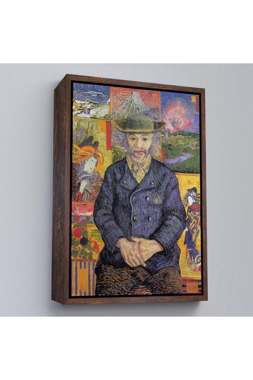Ahşap Çerçeveli Vincent Van Gogh - Père Tanguy’Un Portresi Tablo-7459